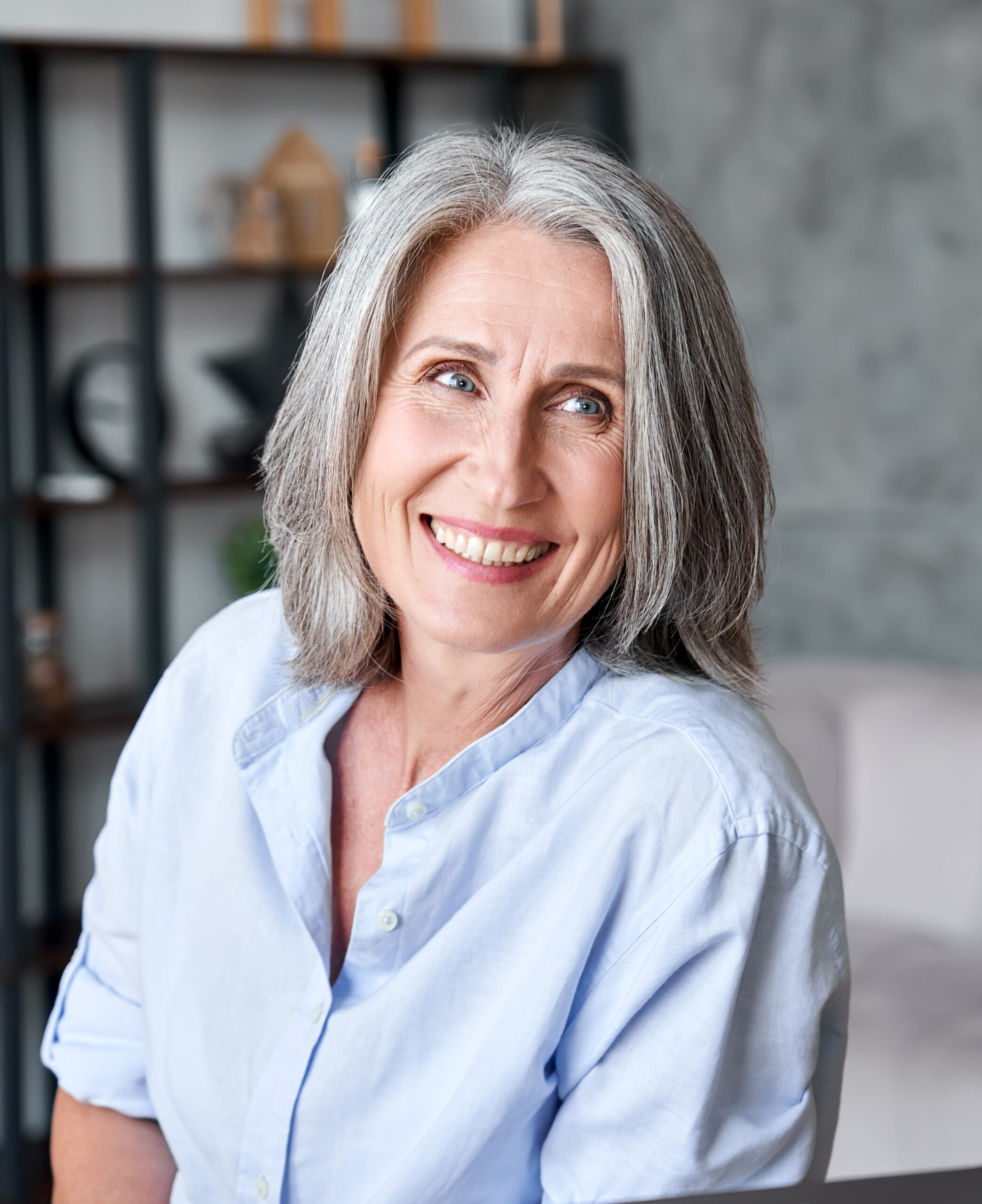 smiling woman
